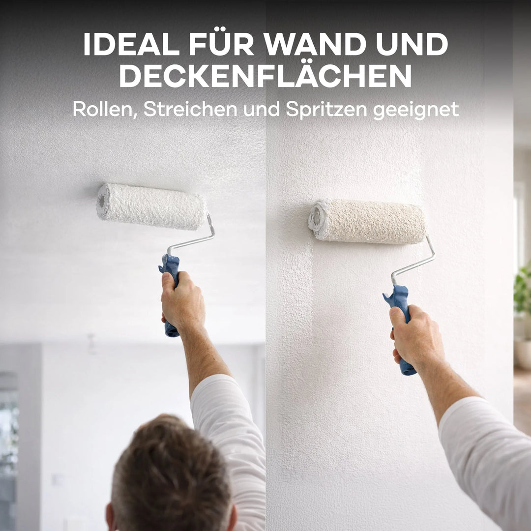 Mit der plid Latexfarbe scheuerbeständig &amp; hochdeckend innen lassen sich Wand- und Deckenflächen ideal streichen, rollen oder spritzen. Sie ist strapazierfähig und bestens geeignet für Innenräume.