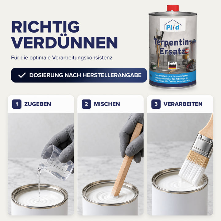 Plid Terpentinersatz – geruchsarm &amp; vielseitig