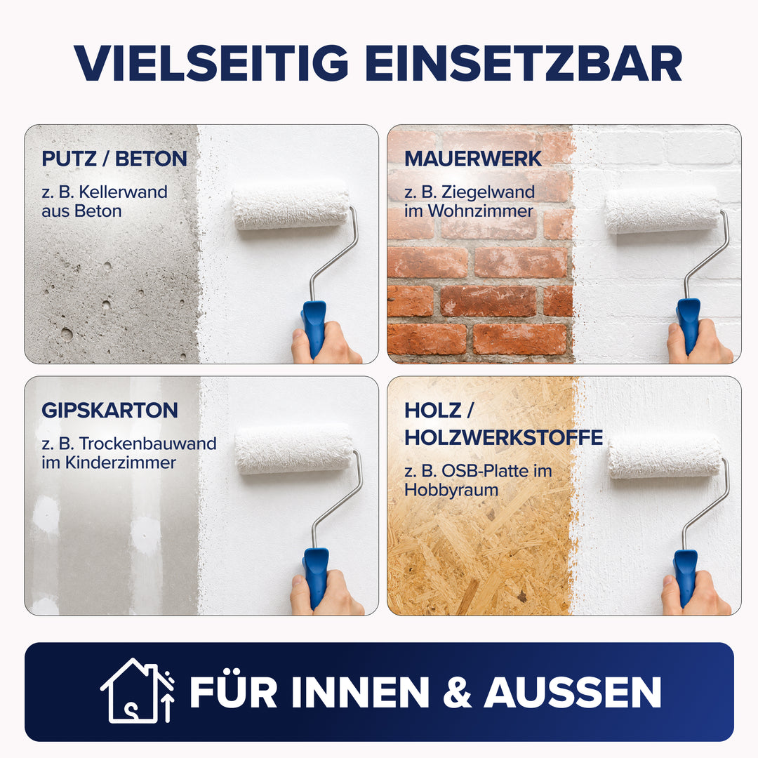 Plid Isolierfarbe lösemittelbasiert – deckt Nikotin &amp; Wasserflecken