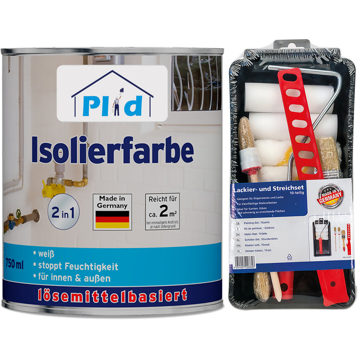 Isolierfarbe LH Anstreichset - Nikotinsperre gegen Verfärbungen