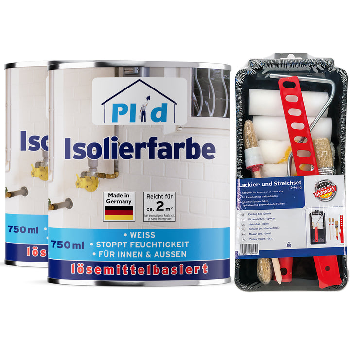 Isolierfarbe LH Anstreichset - Nikotinsperre gegen Verfärbungen