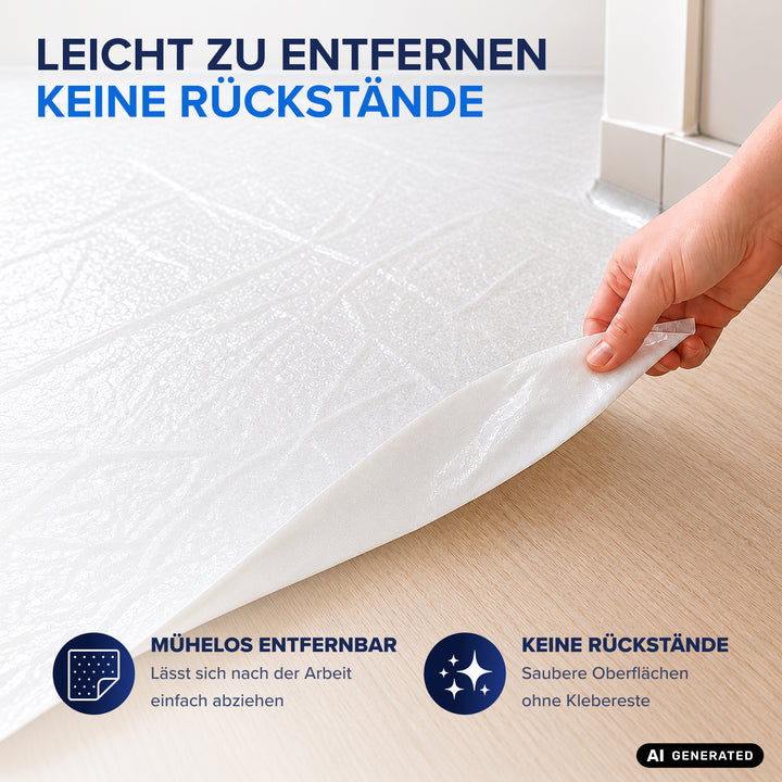 Plid Abdeckvlies selbstklebend 120 g/m² – haftet ohne Klebeband