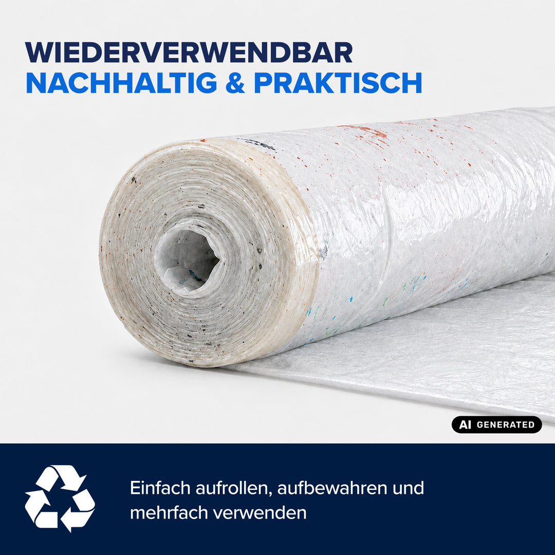 Plid Abdeckvlies selbstklebend 120 g/m² – haftet ohne Klebeband